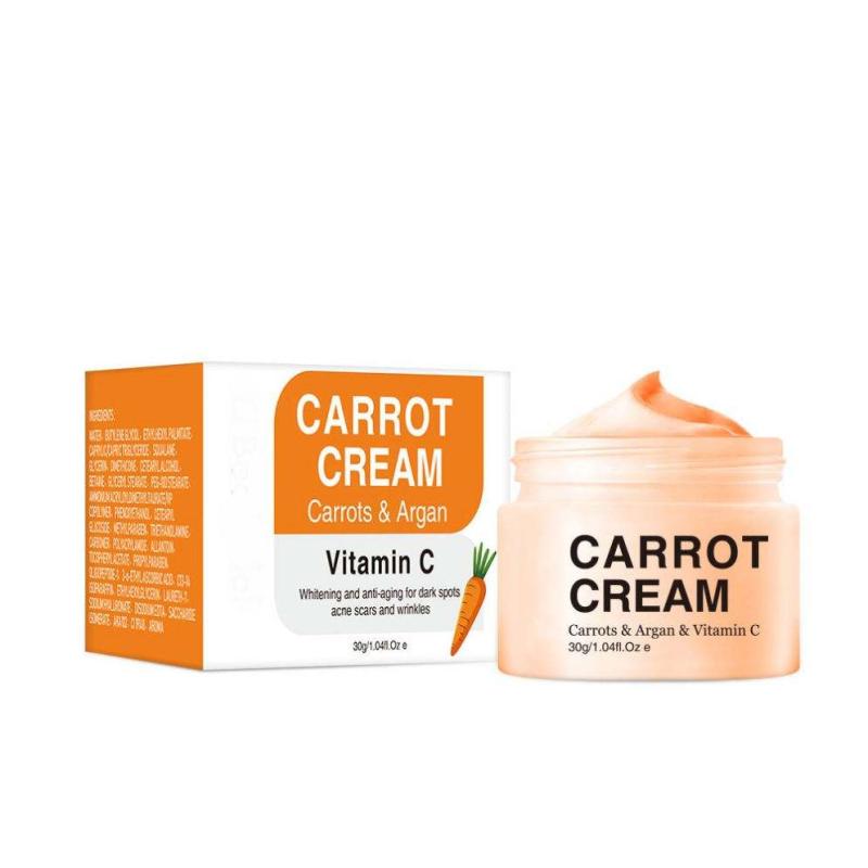 Carrot Cream Brightening Dark Spot Corrector Moisturizer 30g