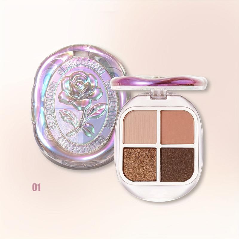 Earth Magic 4 Eyeshadow Palette - Matte Pearl & Smokey Finish