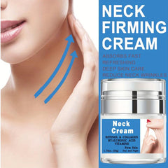Retinol Neck Cream Collagen Hyaluronic Acid Vitamin E Wrinkle Smoothing