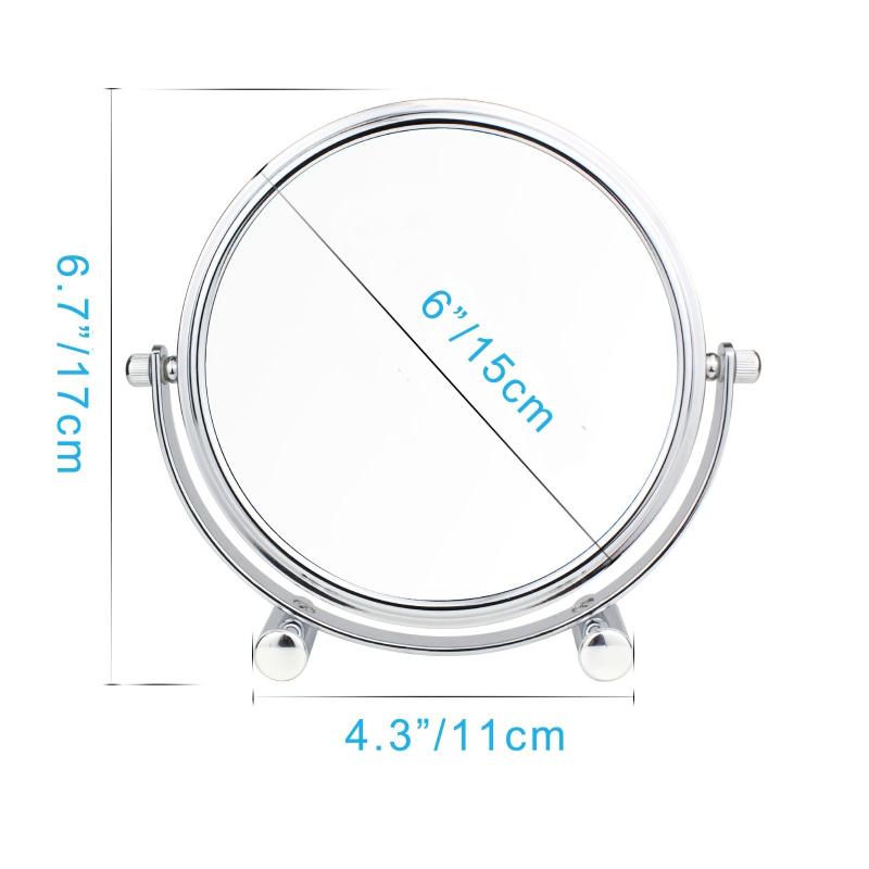 Double Sided 10X 1X Makeup Mirror with Stand