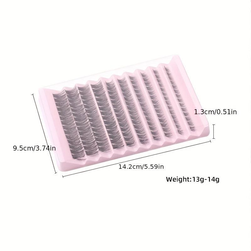 DIY Lash Extension Kit 200pcs Lash Clusters D Curling Individual Lashes Kit