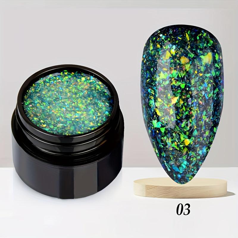 Aurora Gel Nail Polish Top Coat Hybrid Gel Varnish