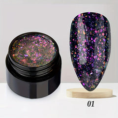 Aurora Gel Nail Polish Top Coat Hybrid Gel Varnish