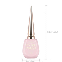 6-Piece Fall Gel Nail Polish Set Neutrals Purple Grey Gel Polish