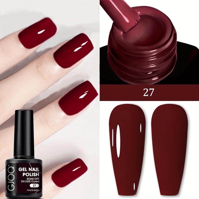 GJOQ Monochrome Gel Nail Polish - High Shine Finish