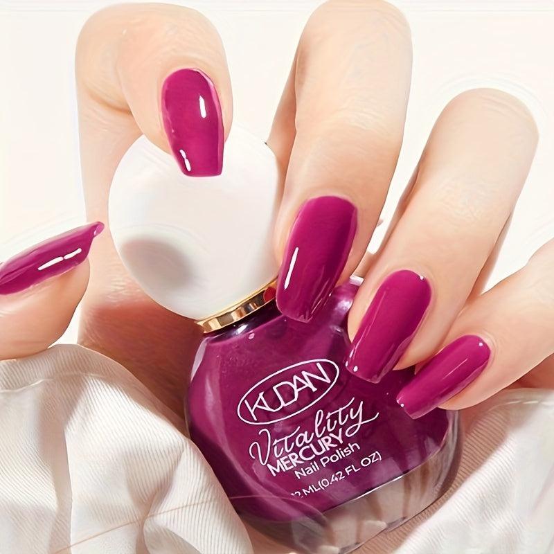 Quick Dry Peel Off Nail Polish 12ml Long Lasting Water Based Formula