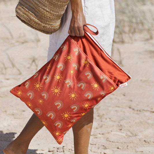 Printed Waterproof Mommy Bag Beach Bag Travel Storage