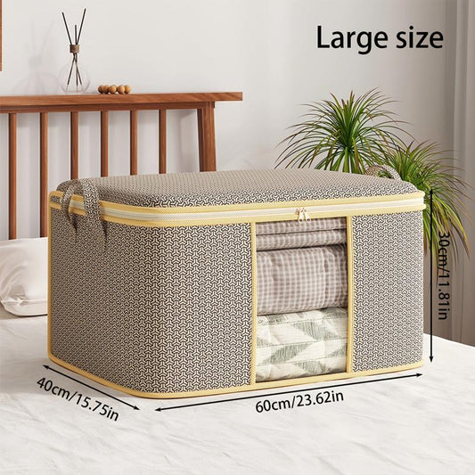 Large Foldable Storage Bag with Reinforced Handle