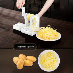 Manual Vegetable Spiralizer Zucchini Noodle Maker Multifunctional Slicer Grater