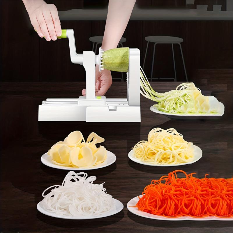 Manual Vegetable Spiralizer Zucchini Noodle Maker Multifunctional Slicer Grater