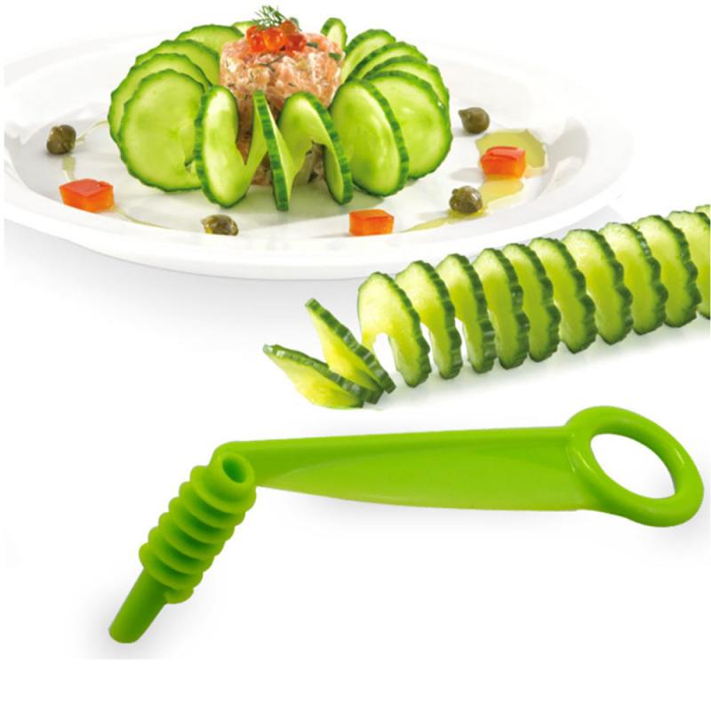 Spiral Screw Hand Slicer for Vegetables Fruits Kitchen Tool