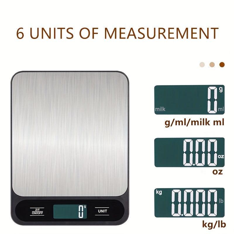 10kg Kitchen Digital Scale Stainless Steel Baking and Gram Weight Scale