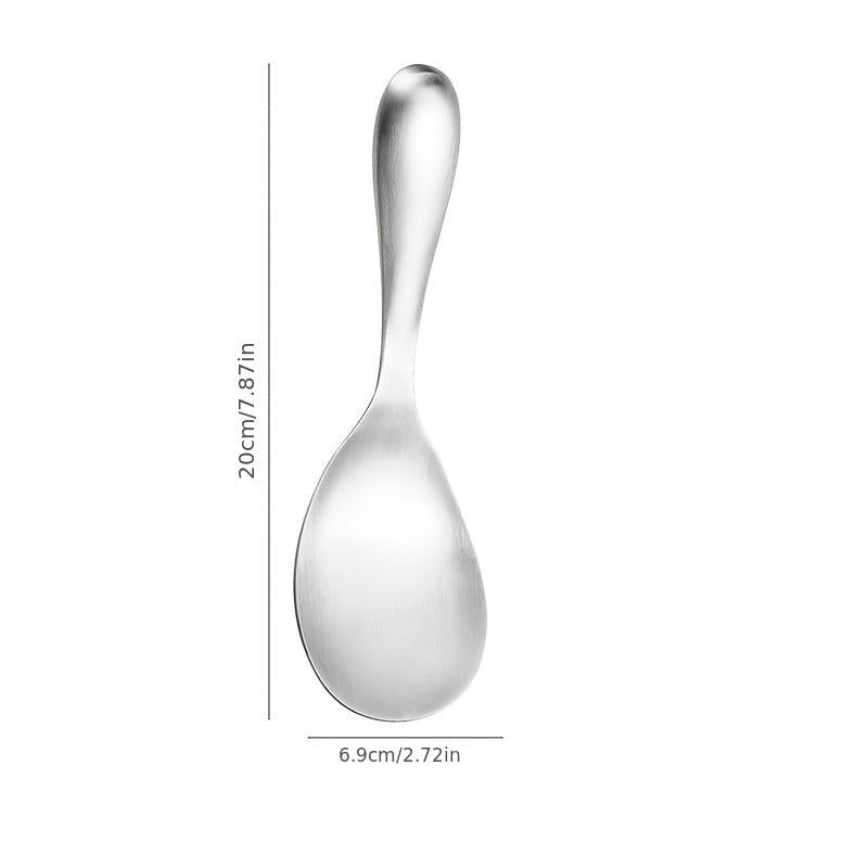 304 Stainless Steel Spoon Thickened Rice Spoon, Home Kitchen Utensils