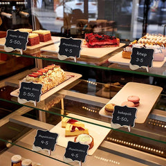 10pcs Mini Chalkboard Signs Cheese Markers Creative Food Signs For Party