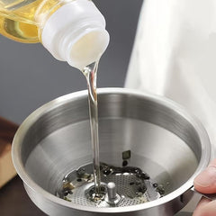 304 Stainless Steel Funnel Kitchen Honey Funnel Strainer Filter
