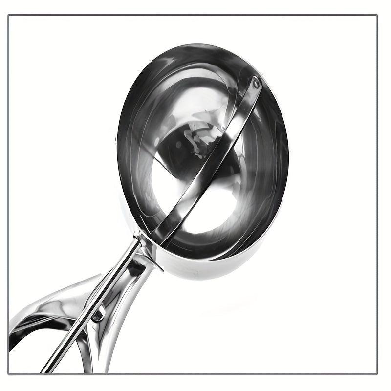 Large Stainless Steel Ice Cream Scoop for Easy Scooping
