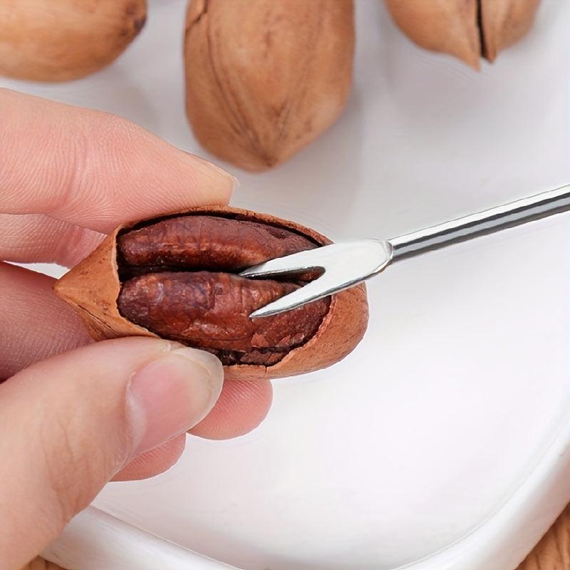 Stainless Steel Seafood Forks Set Portable Lobster Crab Needle Set