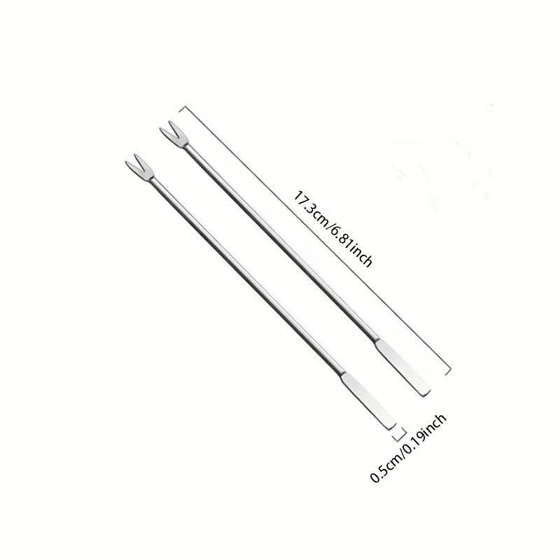 Stainless Steel Seafood Forks Set Portable Lobster Crab Needle Set