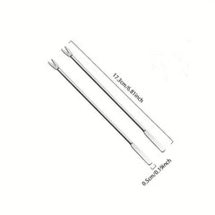 Stainless Steel Seafood Forks Set Portable Lobster Crab Needle Set