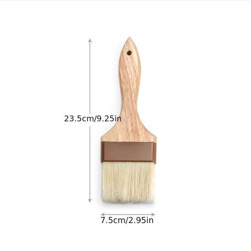 Pastry Brush Basting Brush Boar Bristles Beech Hardwood Handle BBQ Brush