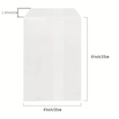 100pcs Glassine Bags Waxed Paper Bags Candy Bakery Treat Bags 10x16cm