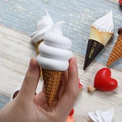 1pc Ice Cream Fridge Magnet Resin Simulation Food Sticker