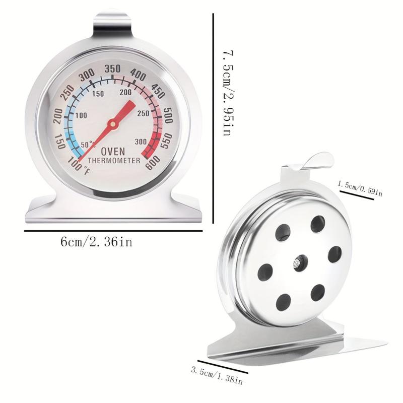 Oven Thermometer 50-300C 80-80F Stainless Steel Instant Read Cooking