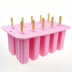 10 Holes Silicone Popsicle Mold