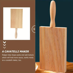Wooden Gnocchi Board Spaghetti Maker Manual Pasta Maker
