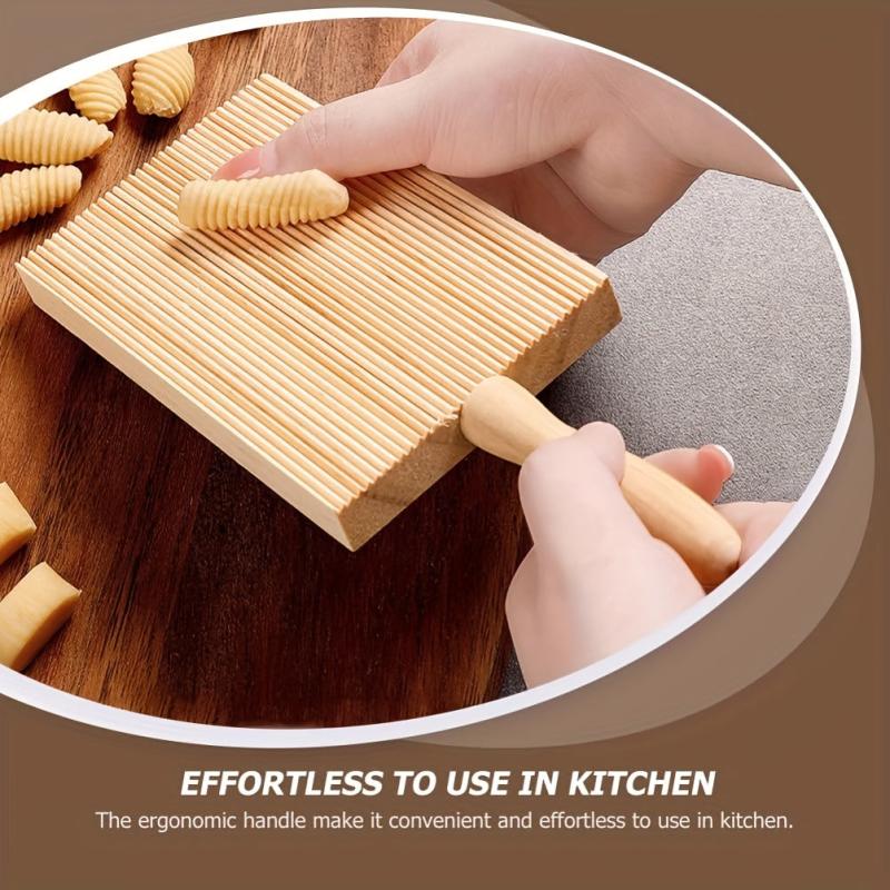 Wooden Gnocchi Board Spaghetti Maker Manual Pasta Maker