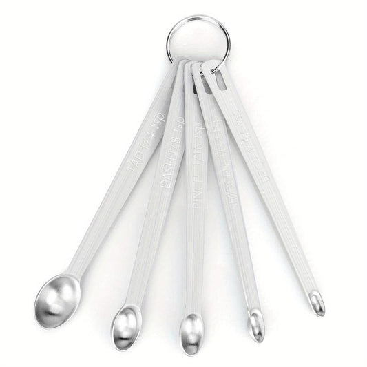 5pcs Stainless Steel Measuring Spoons Set Baking Cooking Tools