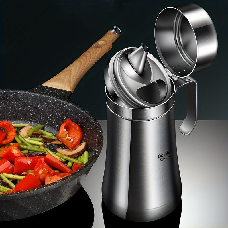 Leak Proof Stainless Steel Pot & Condiment Dispenser Kitchen Tool