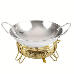 Stainless Steel Round Chafing Dish Buffet Set
