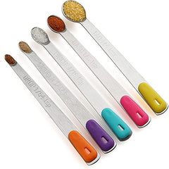 5pcs Stainless Steel Mini Measuring Spoons Set for Ingredients
