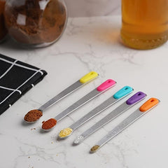 5pcs Stainless Steel Mini Measuring Spoons Set for Ingredients