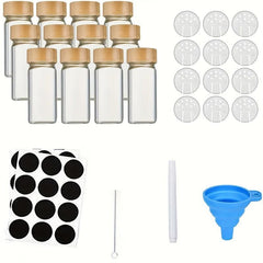 Spice Drawer Organizer Set 24 Jars Tray Rack Seasoning Jars Insert