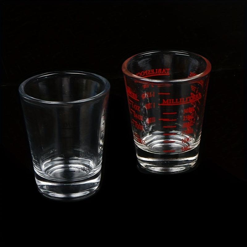 30ml 1oz Glass Measuring Cup With Scale Shot Glass Liquid Glass Ounce Cup