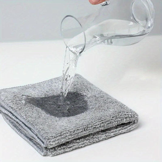 Bamboo Microfiber Dish Towel Set for Cleaning - 4 pcs