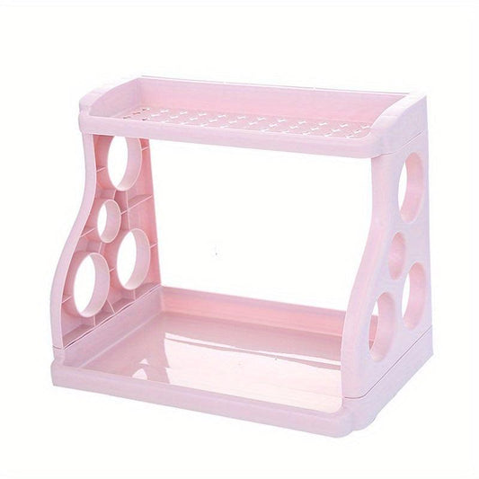 2 Tier Spice Rack Organizer for Countertop Multi-functional Seasoning Storage