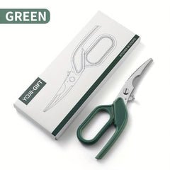 Heavy Duty Stainless Steel Chicken Bone Scissors for Kitchen Use