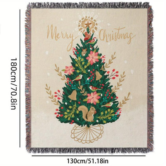 Christmas Camping Blanket - Multifunctional Outdoor Throw Blanket