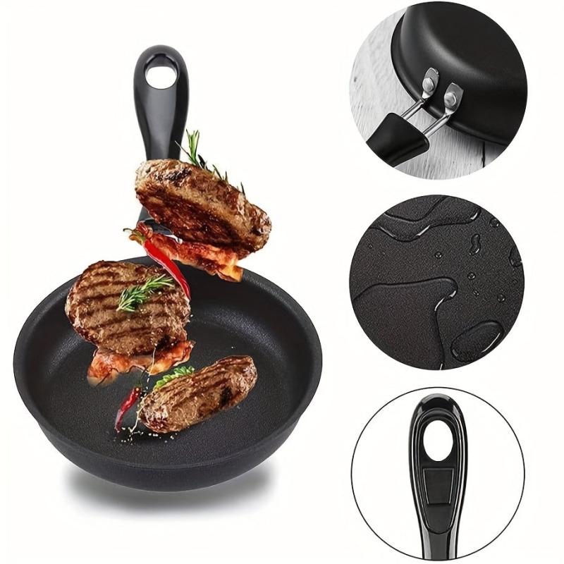 Mini Frying Pan 12cm Non Stick Heat Resistant Coating Portable Camping Cooking