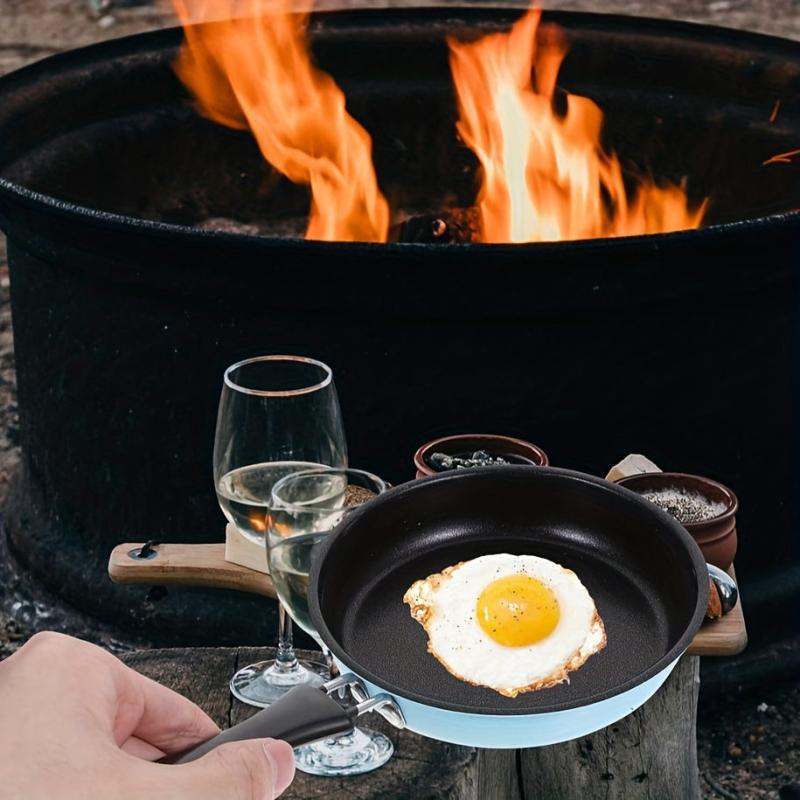 Mini Frying Pan 12cm Non Stick Heat Resistant Coating Portable Camping Cooking