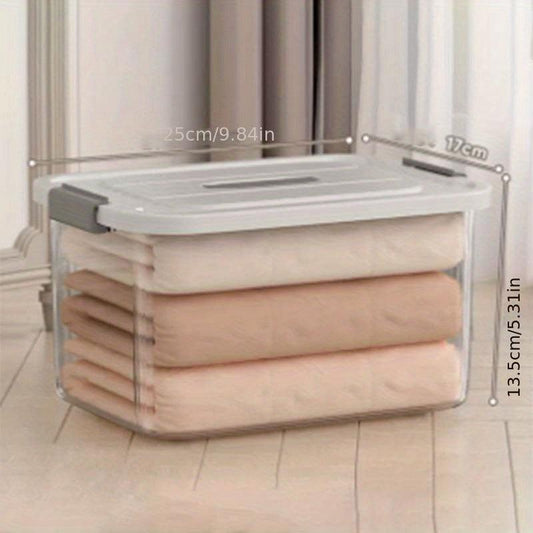 1pc Storage Box With Lid Toy Storage Container Home & Car Trunk Organizer