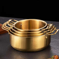 Stainless Steel Pot for Soup Ramen Instant Noodles Hot Pots
