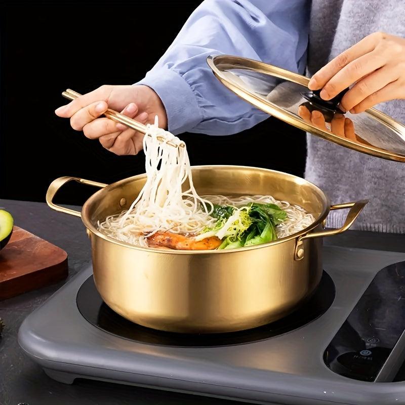 Stainless Steel Pot for Soup Ramen Instant Noodles Hot Pots