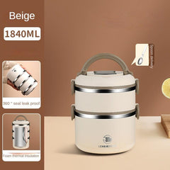 Stainless Steel Insulated Bento Box Stackable Food Container