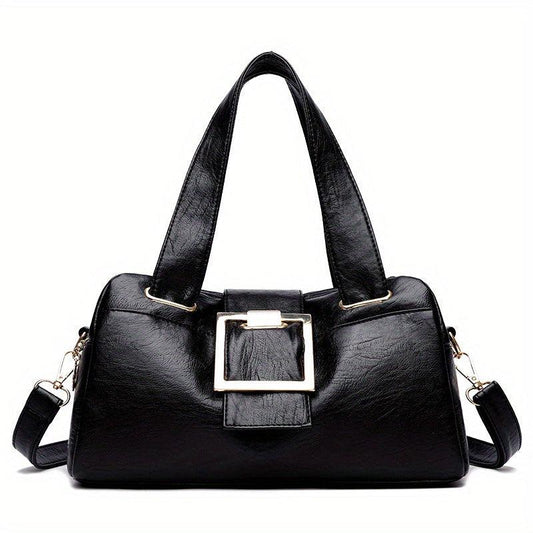 Large Capacity Shoulder Bag Soft Handbag Stylish Crossbody Bag