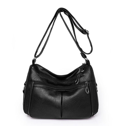 Vintage Style Shoulder Bag for Women, Vegan Leather Crossbody Purse