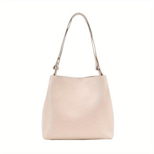 PU Leather Shoulder Bag with Little Pouch Crossbody Bag